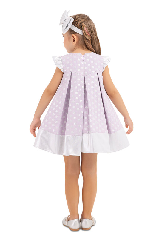 Lilac Spotted, dress for girls 6-18 MONTH - 7