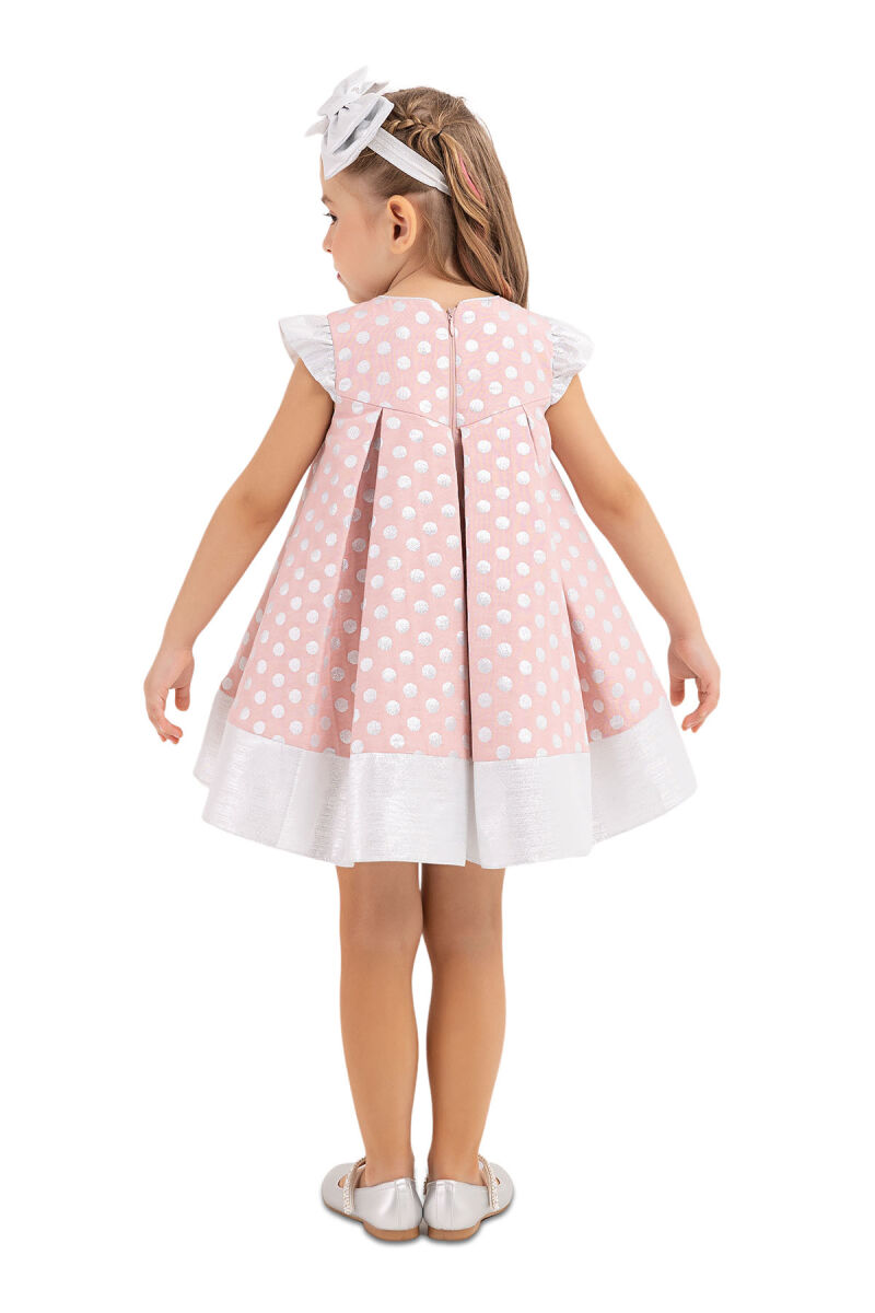 Powder Spotted, dress for girls 6-18 MONTH - 7