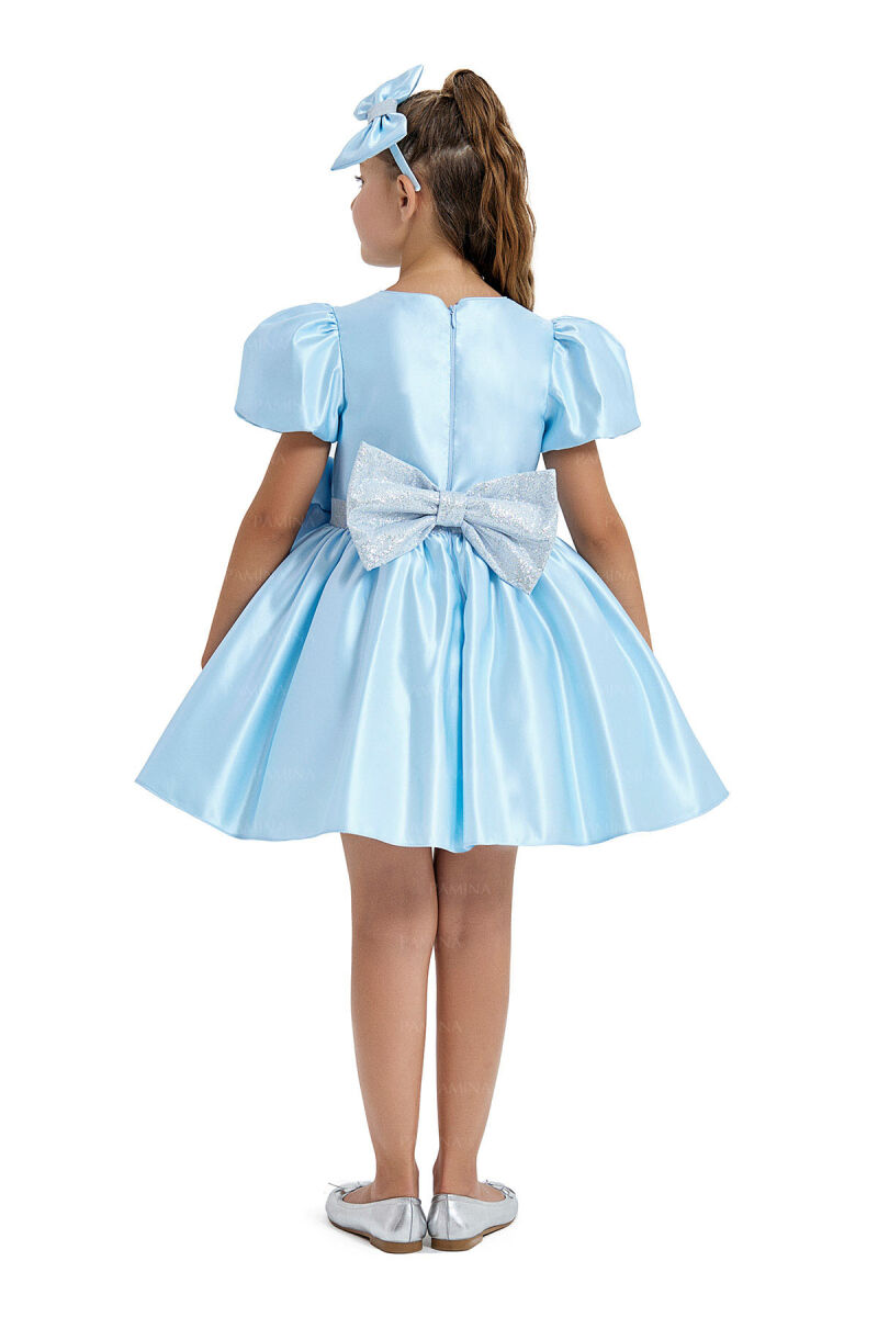 Blue Tile Patterned Dress 6-10 AGE - 5