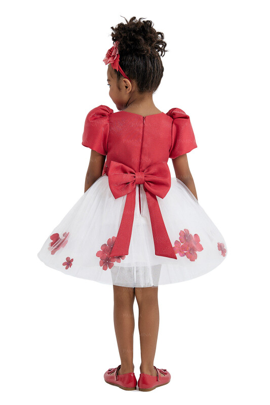 Red Balloon-Skirted Dress 2-6 AGE - 3
