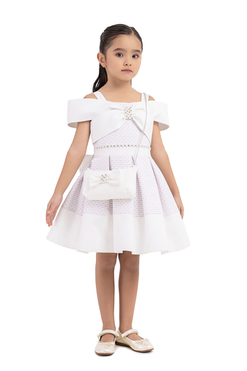 Lilac Princess-collar, dress for girls 2-6 AGE - 2