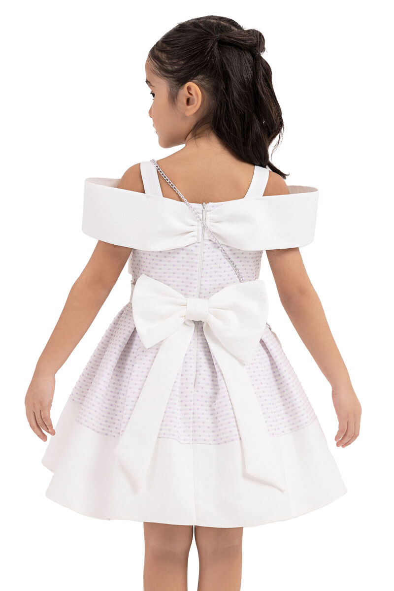 Lilac Princess-collar, dress for girls 2-6 AGE - 5