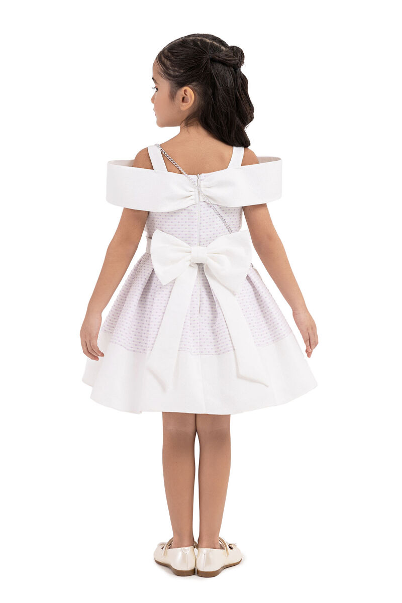 Lilac Princess-collar, dress for girls 2-6 AGE - 7
