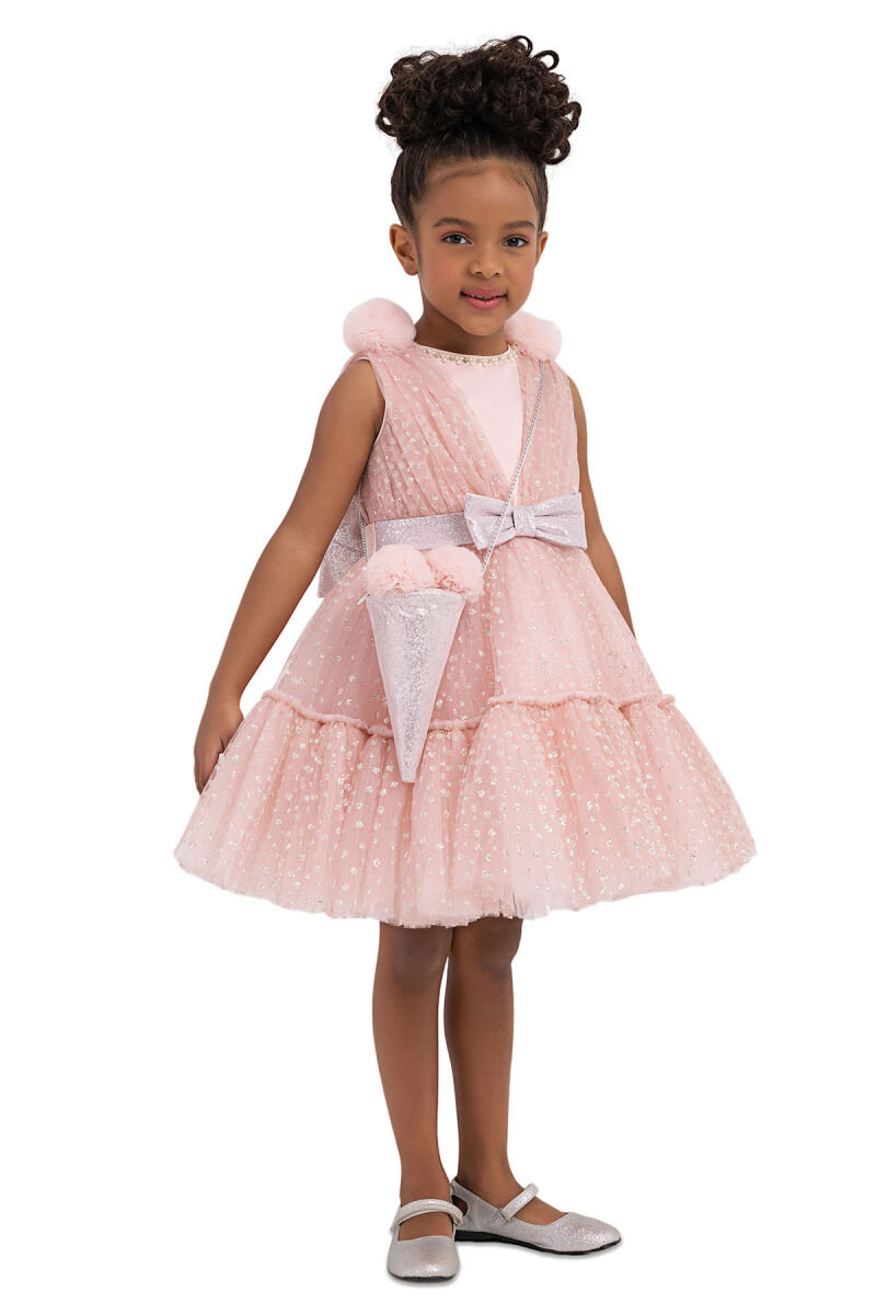Powder Tulle Dress for Girls 2-6 AGE - 2