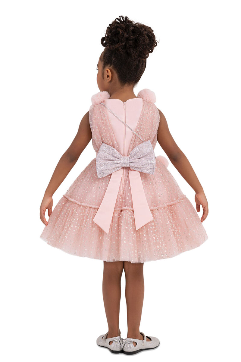 Powder Tulle Dress for Girls 2-6 AGE - 7