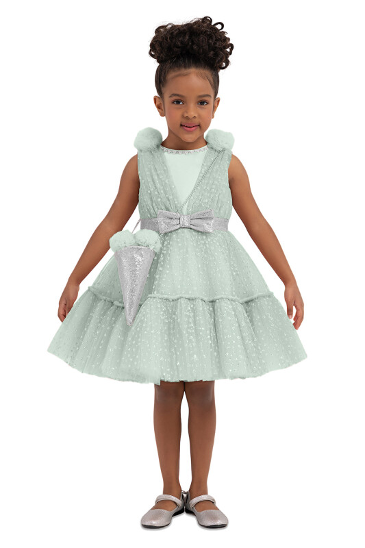 Mint Tulle Dress for Girls 2-6 AGE - 1