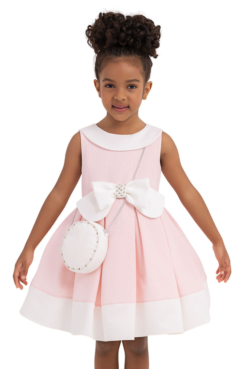 Pink Sleeveless cutting, dress for girls 2-6 AGE - 5