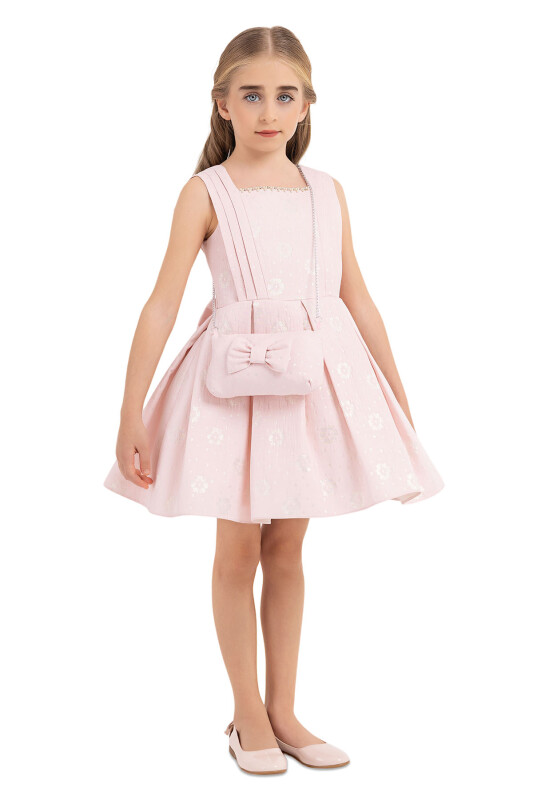Powder Sleeveless dress for girls 4-8 AGE - 2