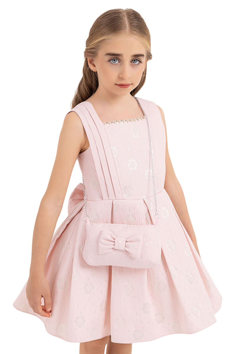 Powder Sleeveless dress for girls 4-8 AGE - 3