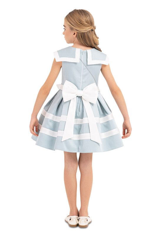 Mint Sailor-collar dress for girls 4-8 AGE - 10