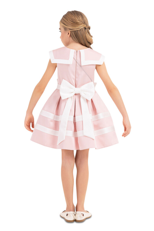 Powder Sailor-collar dress for girls 4-8 AGE - 6