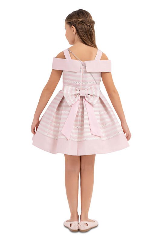 Pink Princess Collar Dress for Girls 4-8 AGE - 11