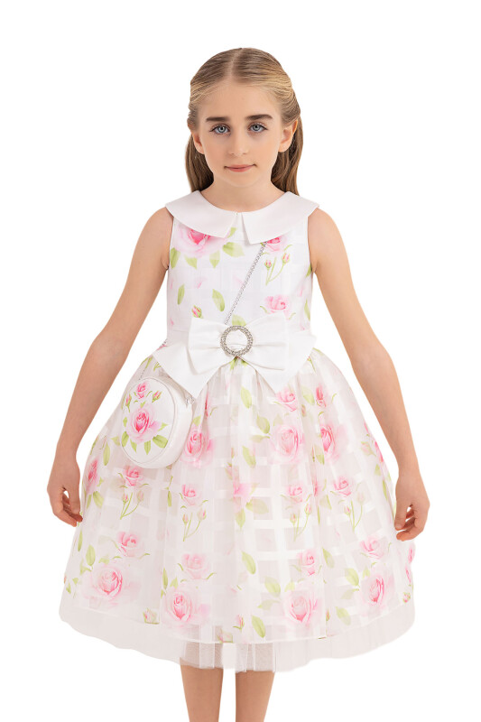 Pink Sleeveless dress for girls 4-8 AGE - 4