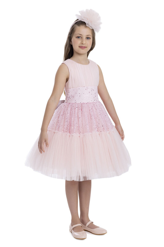 Powder Sleeveless Cut Girl Dress 8-12 AGE - 2