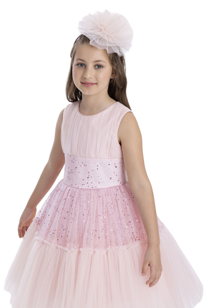 Powder Sleeveless Cut Girl Dress 8-12 AGE - 3