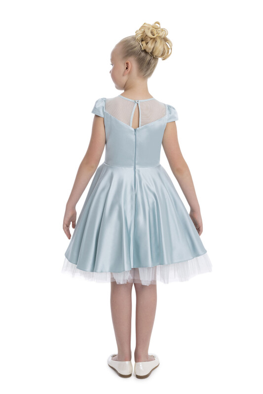 Mint Short Sleeve Girls Dress 8-12 AGE - 6