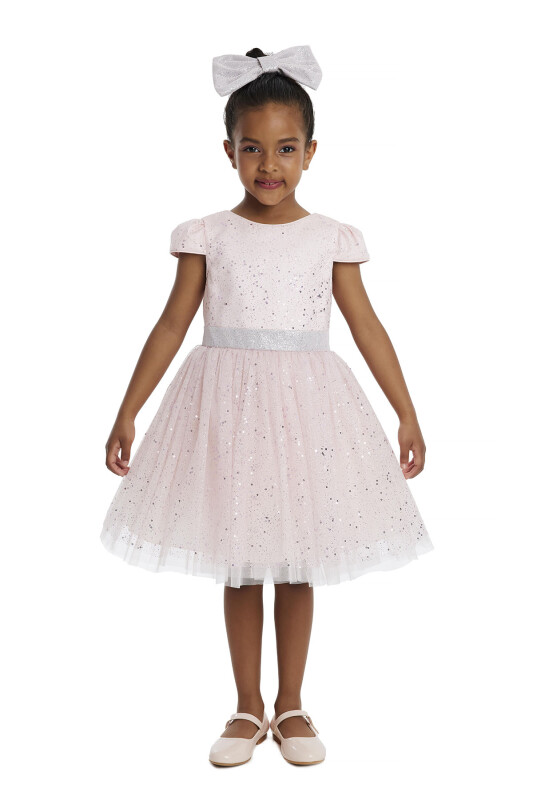 Powder Girl's Glittery Tulle Dress 3-7 AGE - 1