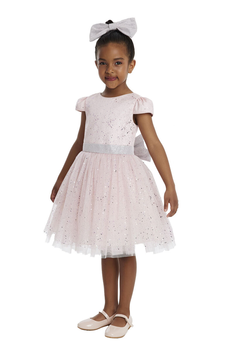Powder Girl's Glittery Tulle Dress 3-7 AGE - 2