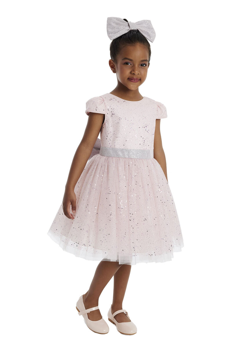Powder Girl's Glittery Tulle Dress 3-7 AGE - 3