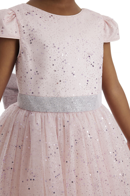 Powder Girl's Glittery Tulle Dress 3-7 AGE - 6