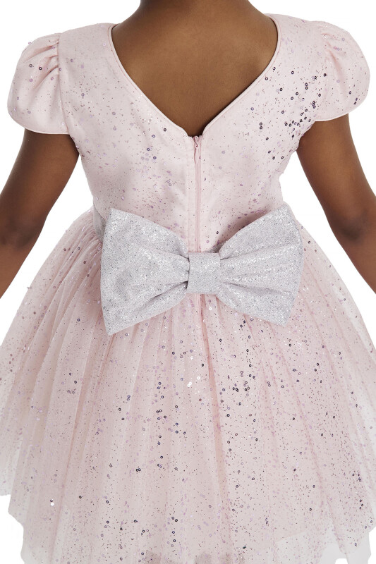 Powder Girl's Glittery Tulle Dress 3-7 AGE - 8