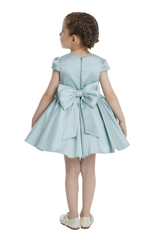 Mint Short-Sleeved Girls Dress 6-24 MONTH - 6