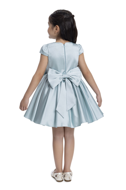 Mint Short Sleeve Girls Dress 3-7 AGE - 6