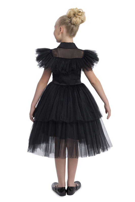Black Wednesday Dress for Girls 8-12 AGE - 6