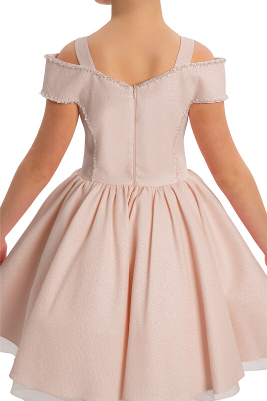 Pink Girls Princess Collar Dress 8-12 AGE - 6