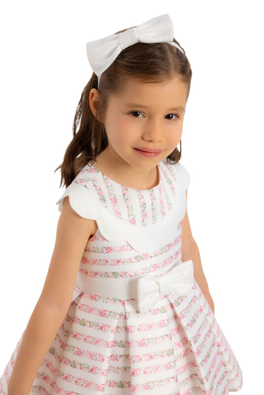Pink Scallop-neck Girl Child Dress 6-24MONTH - 4