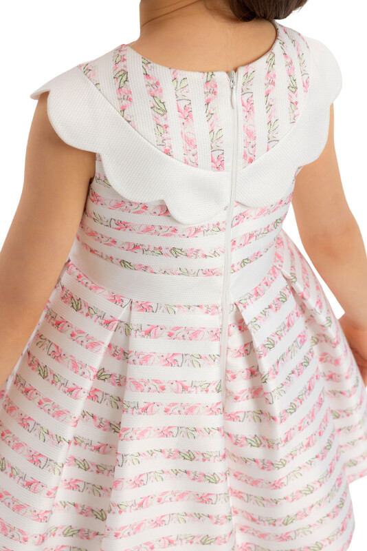 Pink Scallop-neck Girl Child Dress 6-24MONTH - 5