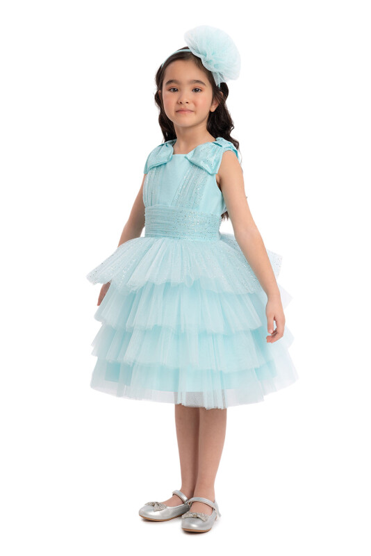 Mint Girls Layered Tulle Dress 3-7 AGE - 3