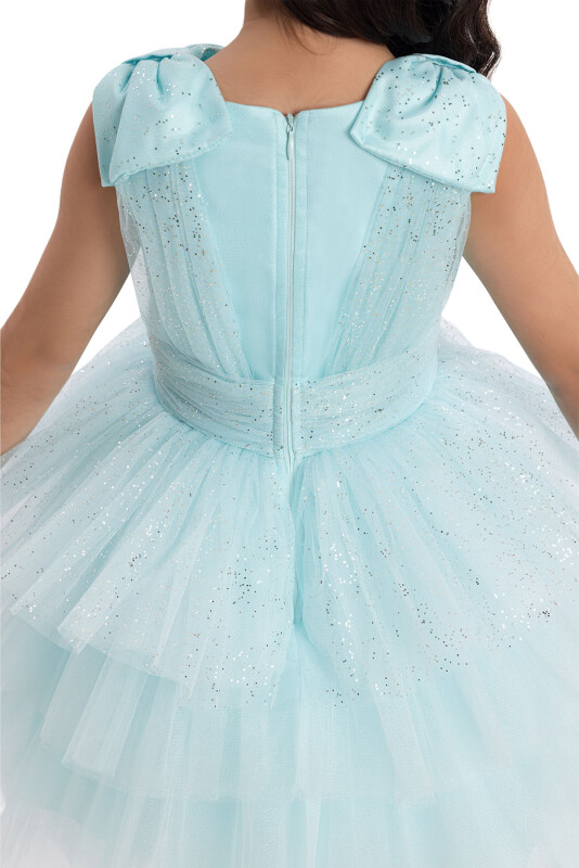 Mint Girls Layered Tulle Dress 3-7 AGE - 5