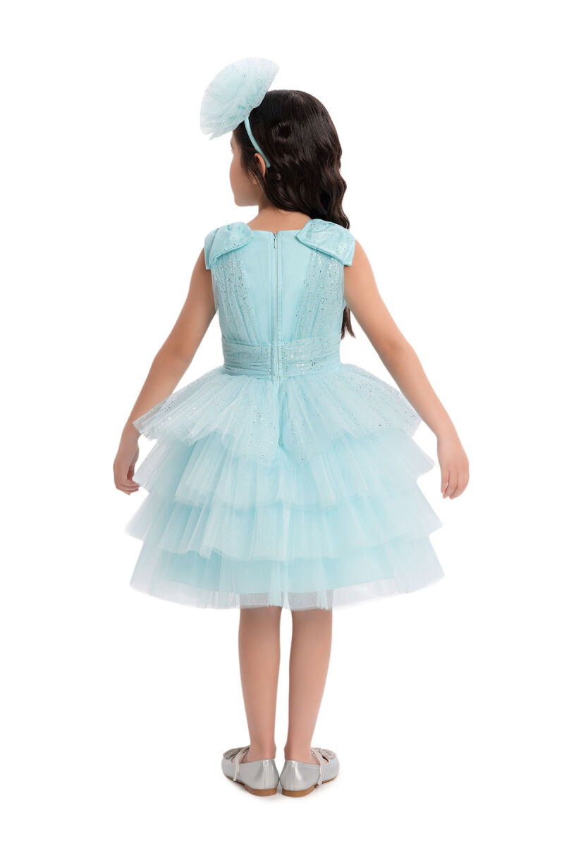 Mint Girls Layered Tulle Dress 3-7 AGE - 6