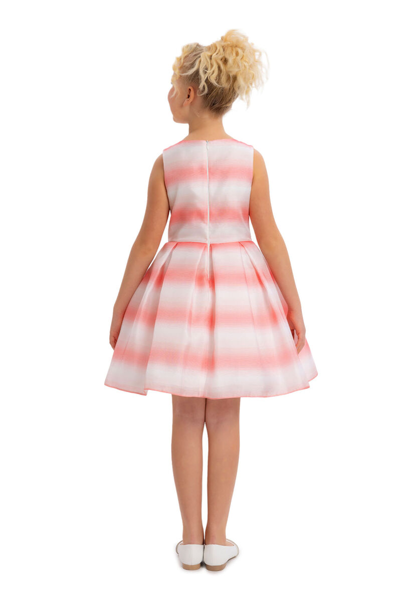Coral Girls Set with Organza Jacket 8-12 AGE - 8