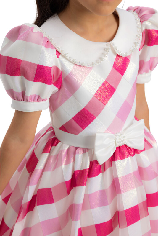 Fuchsia Girls Watermelon Sleeve Dress 3-7 AGE - 5