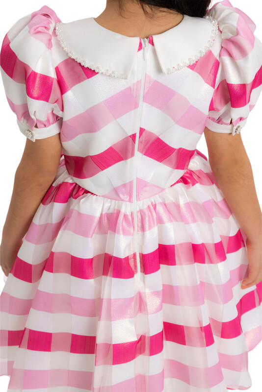 Fuchsia Girls Watermelon Sleeve Dress 3-7 AGE - 6