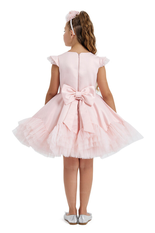 Powder Pearl Plated Dress 4-8 AGE 33013PR - 5
