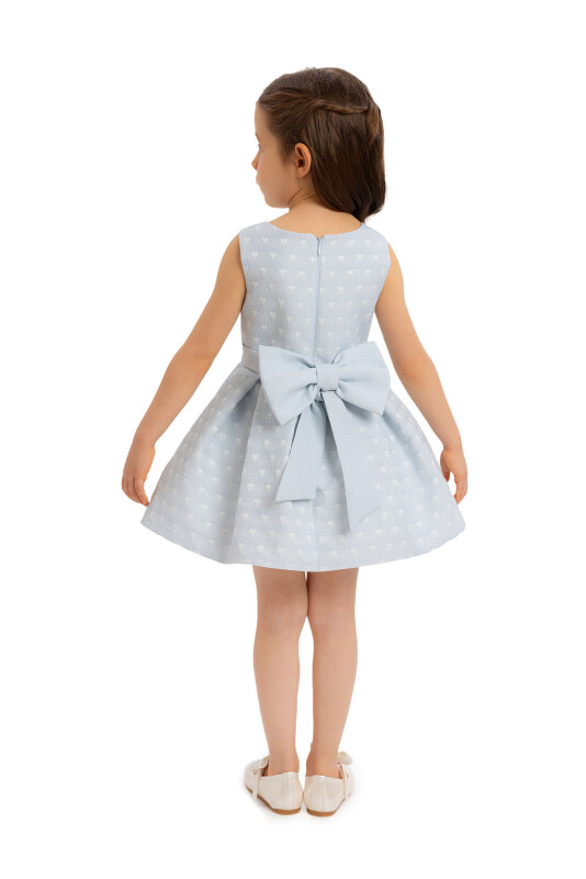 Blue Heart Jacquard Girl Child Bolero Dress 6-24 MONTH 34180PR - 8