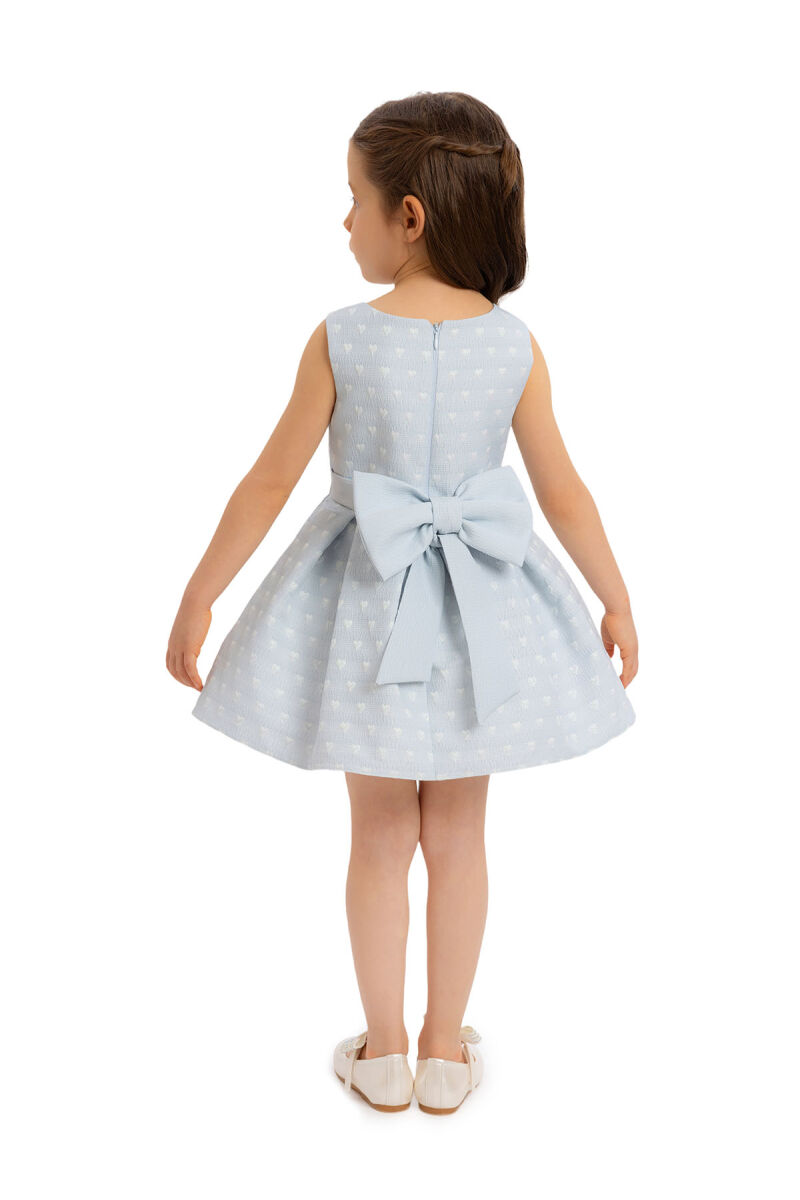 Blue Heart Jacquard Girl Child Bolero Dress 6-24 MONTH 34180PR - 8