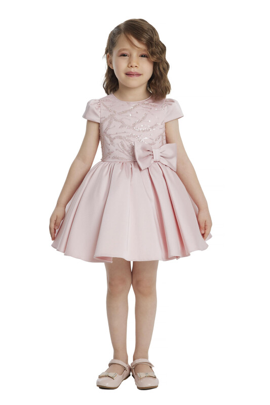Powder Short-Sleeved Girls Dress 6-24 MONTH 34197PR 