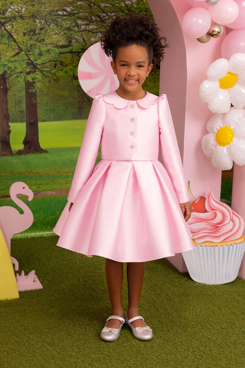 Pink Girls Set with Jacket 3-7 AGE 34350PR - 1