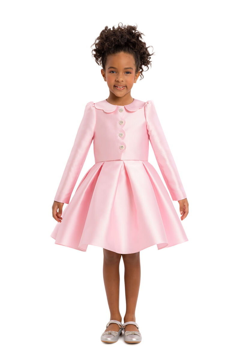Pink Girls Set with Jacket 3-7 AGE 34350PR - 2