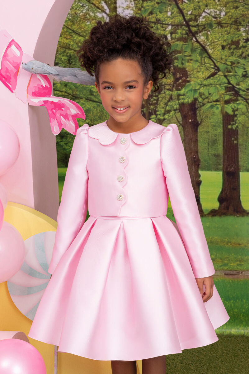 Pink Girls Set with Jacket 3-7 AGE 34350PR - 9