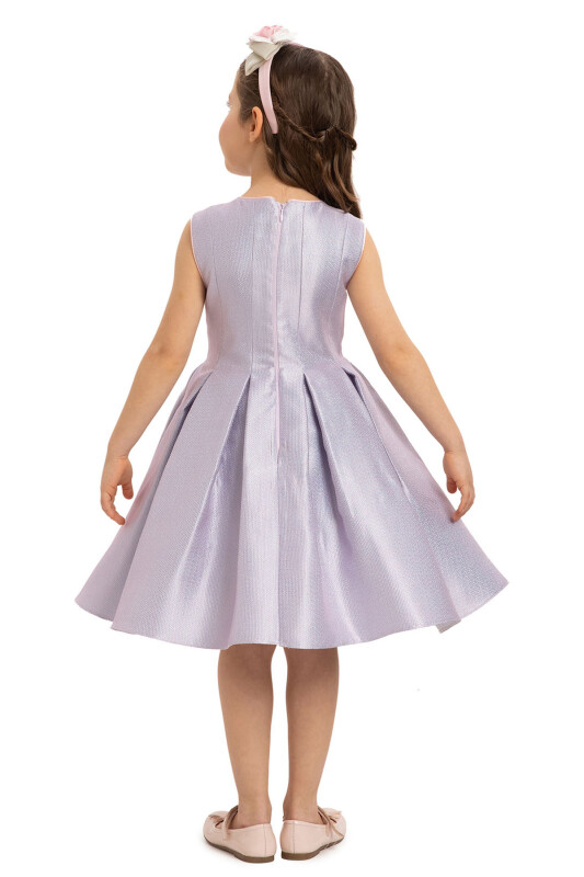 Lilac Girls Dress with Hair Accessory 3-7 AGE 35425PR - 6