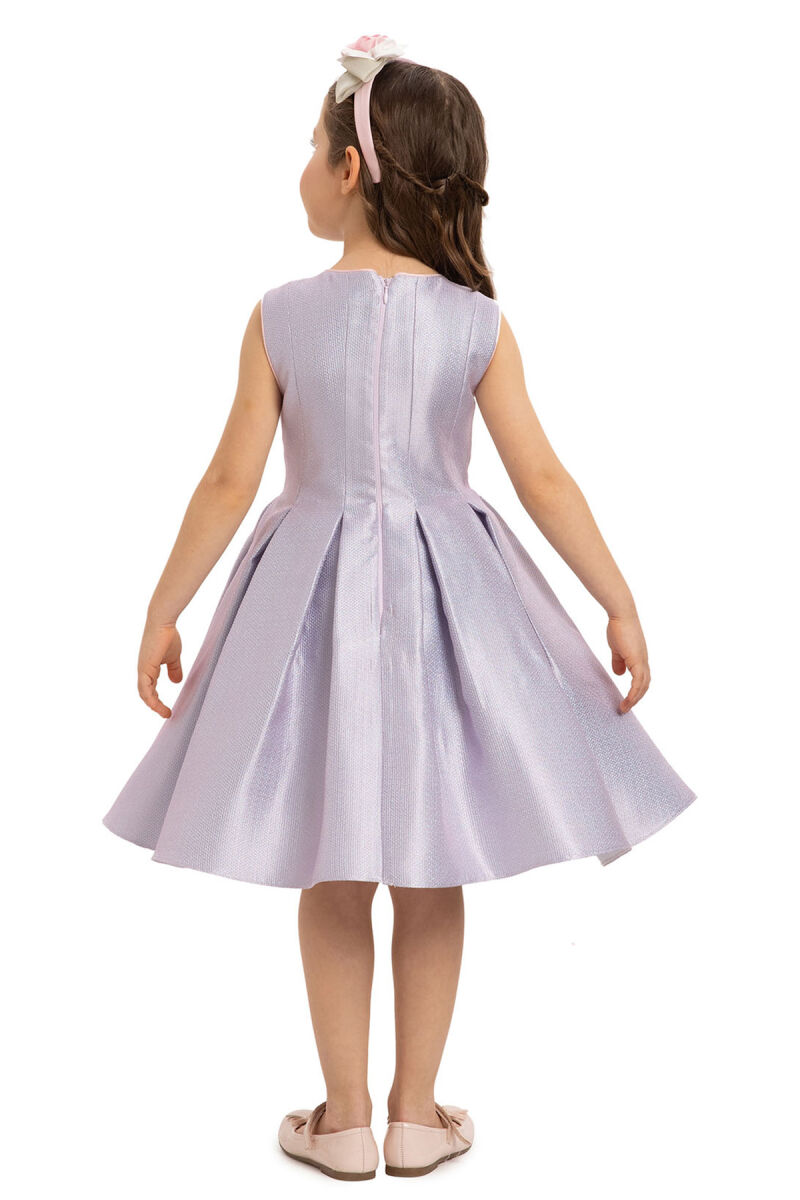 Lilac Girls Dress with Hair Accessory 3-7 AGE 35425PR - 6
