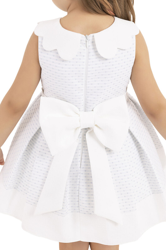 Blue Sleeveless cutting, dress for girls 6-18 MONTH 33212PR - 6