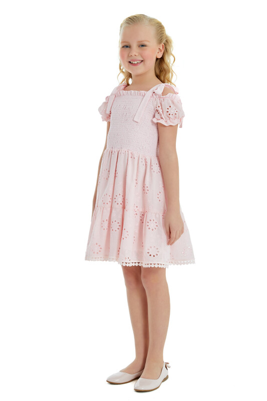 Powder Girl Low Shoulder Dress 8-12 AGE 324206CA - 2