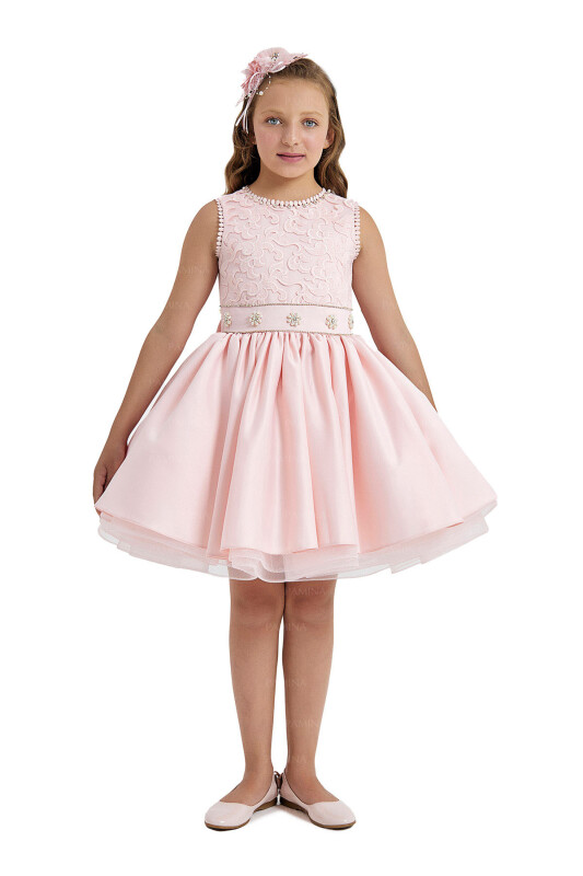 Powder Laced Dress 8-12 AGE 33154PR 