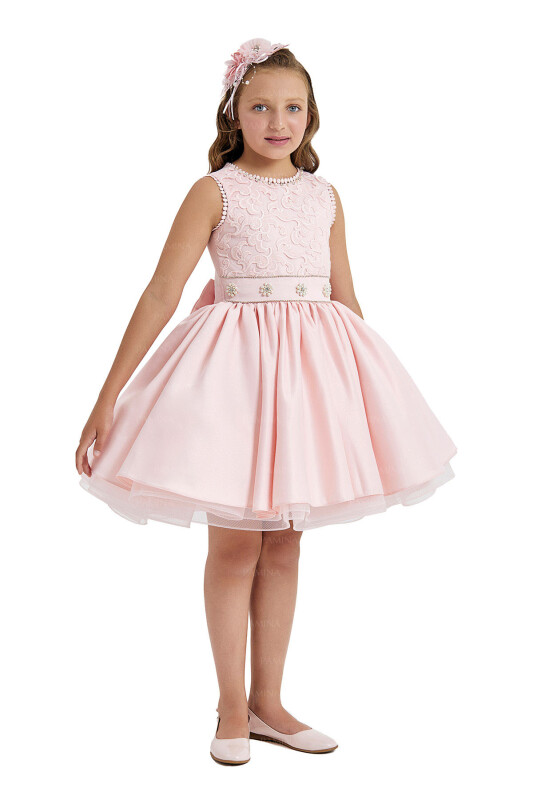 Powder Laced Dress 8-12 AGE 33154PR - 2